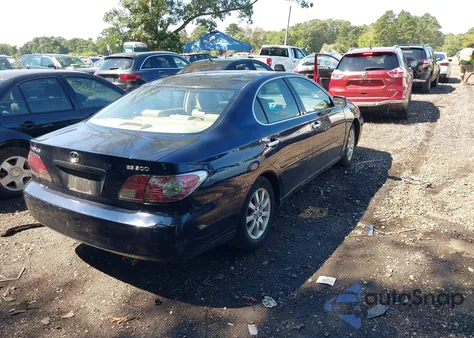 2003 Lexus Es 300 из США, поврежденный, VIN JTHBF30G630094572